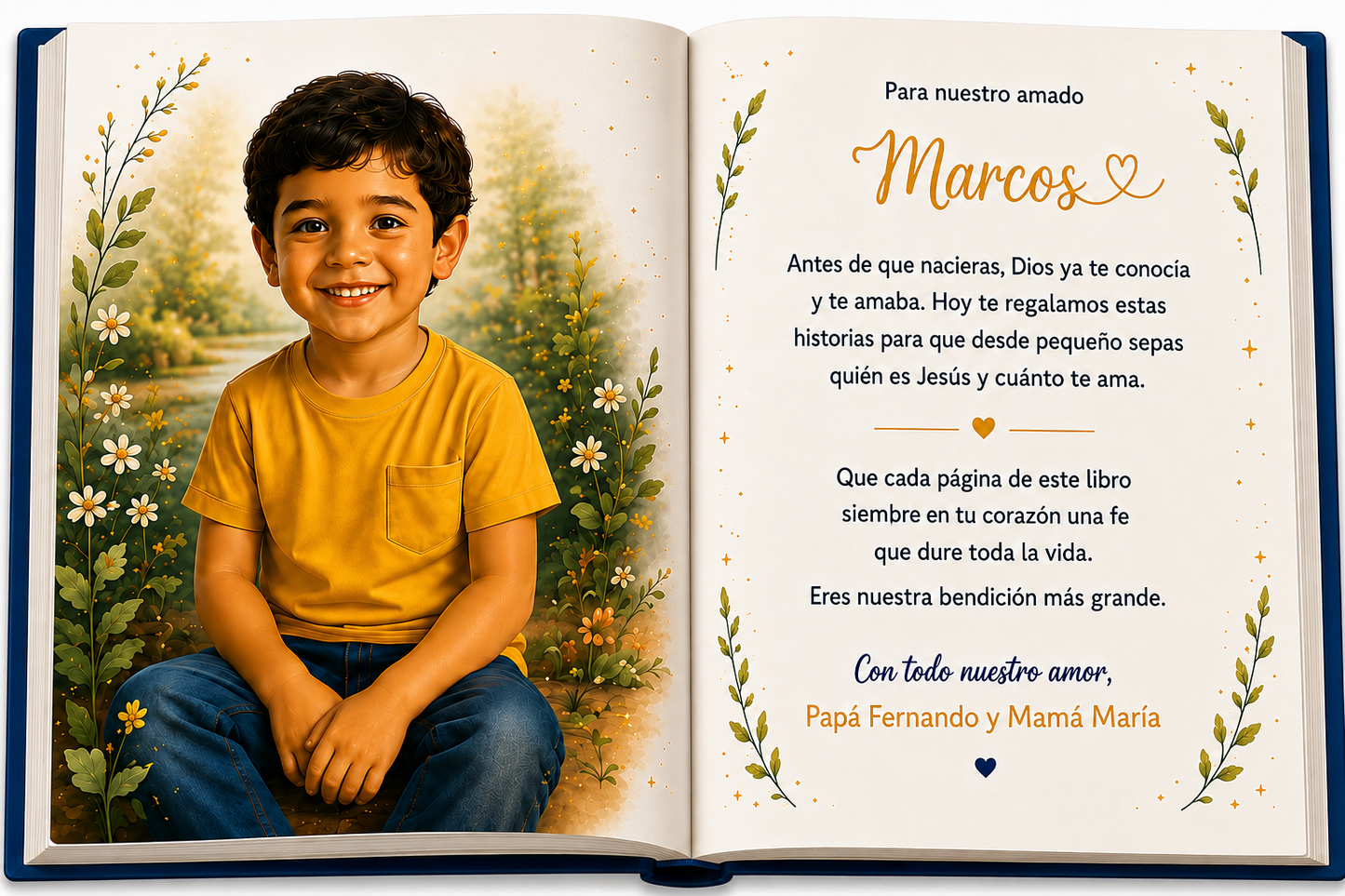 77 Historias Cortas para Conocer a Jesús — Libro Personalizado