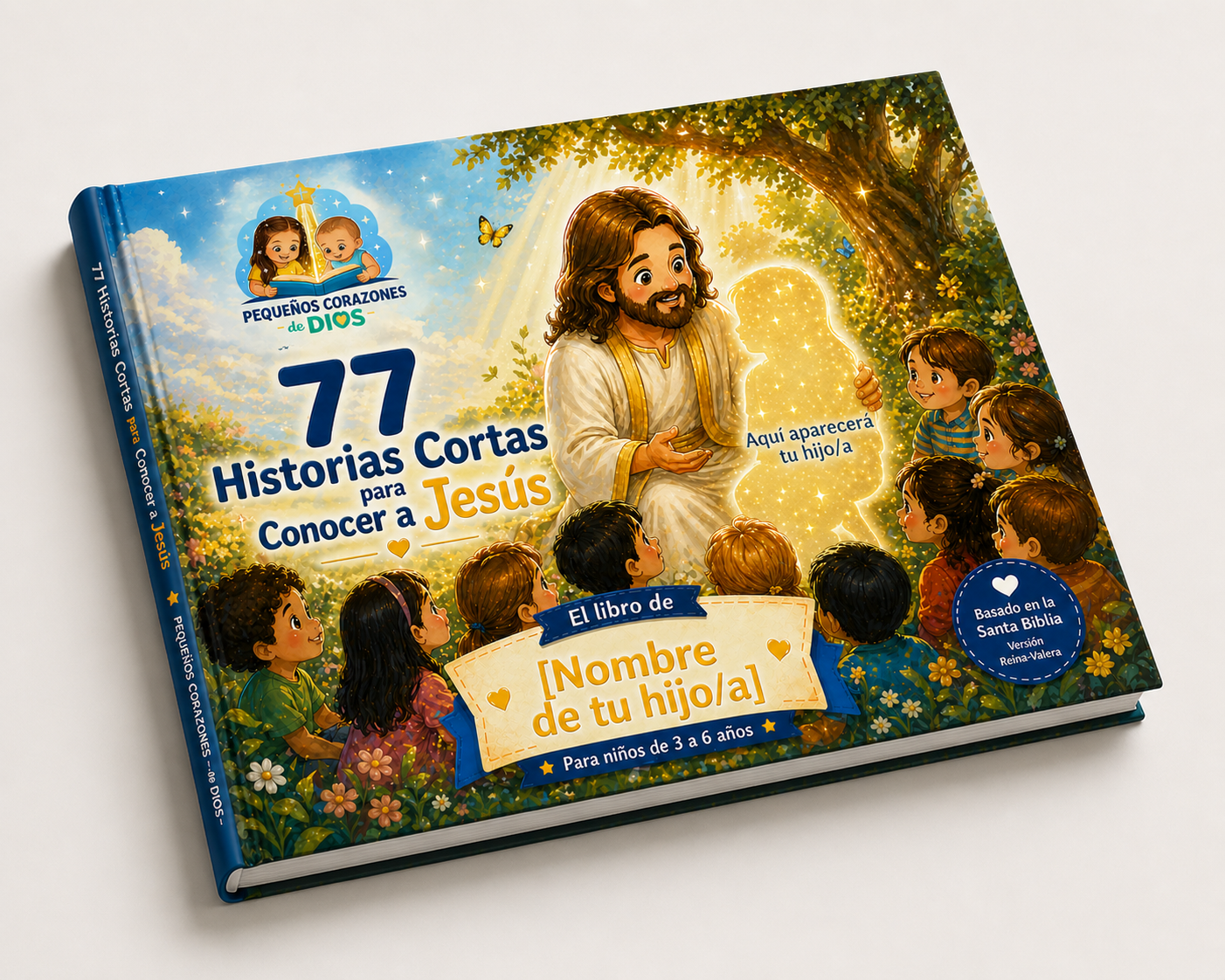 77 Historias Cortas para Conocer a Jesús — Libro Personalizado