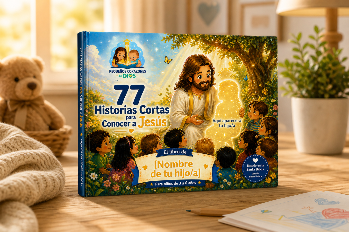 77 Historias Cortas para Conocer a Jesús — Libro Personalizado